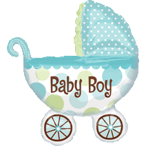 LRG: 男娃娃嬰兒車(17952)